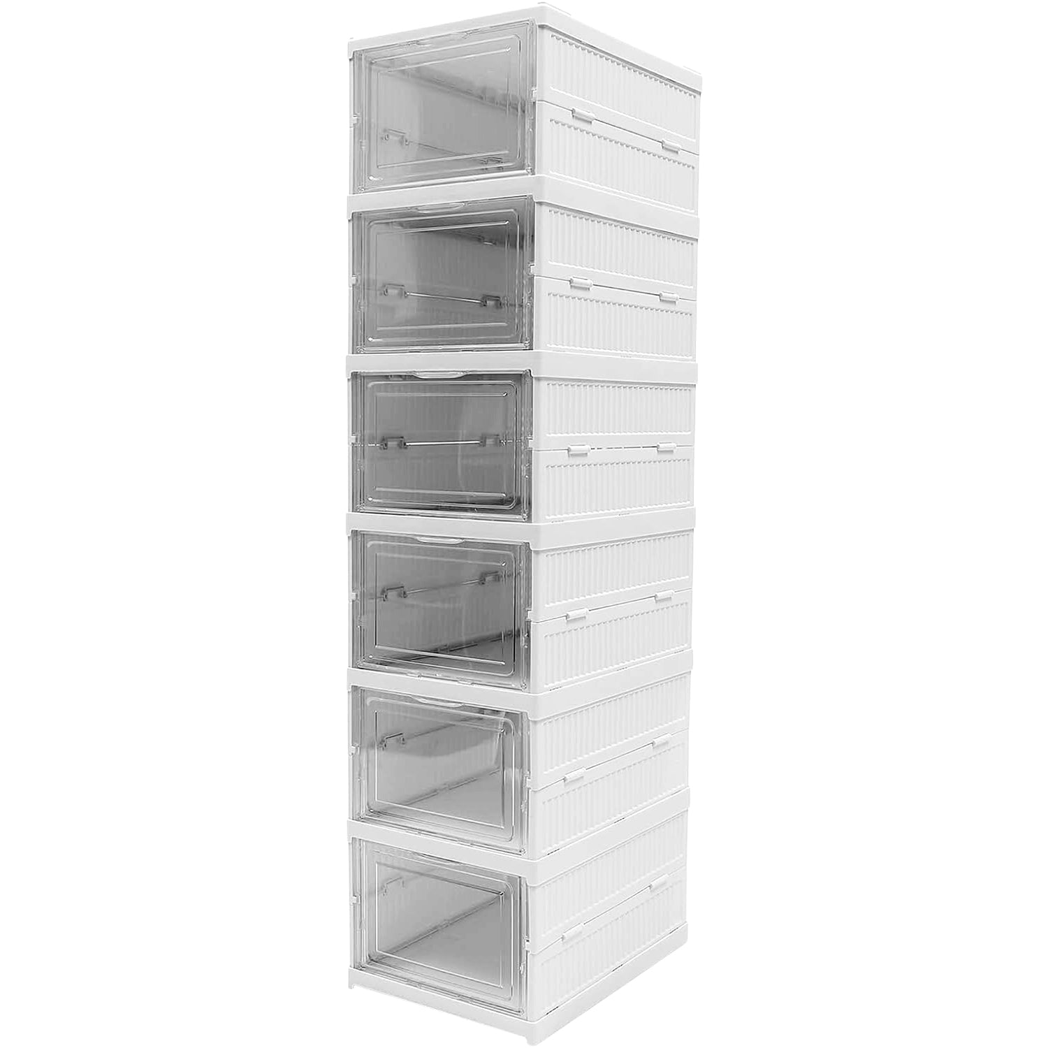 Stackable Multifunctional Storage, for Clothes Foldable Drawer Shelf Basket Utility Cart Rack Storage Organizer Cart for Kitchen, Pantry Closet, Bedroom, Bathroom, Laundry (2, 3, 4, 5, 6 / Layer 1 Pc) Stackable Multifunctional Storage, for Clothes Foldable Drawer Shelf Basket Utility Cart Rack Storage Organizer Cart for Kitchen, Pantry Closet, Bedroom, Bathroom, Laundry (2, 3, 4, 5, 6 / Layer 1 Pc)